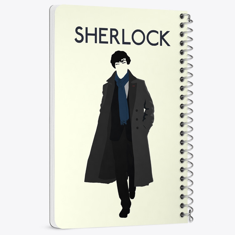 دفتر لیست خرید 50 برگ خندالو طرح شرلوک هولمز Sherlock Holmes کد 10162