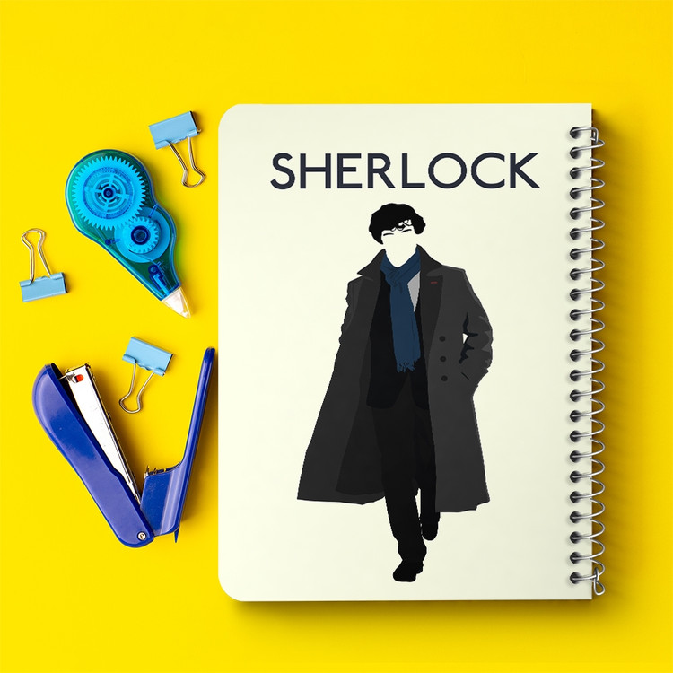دفتر لیست خرید 50 برگ خندالو طرح شرلوک هولمز Sherlock Holmes کد 10162