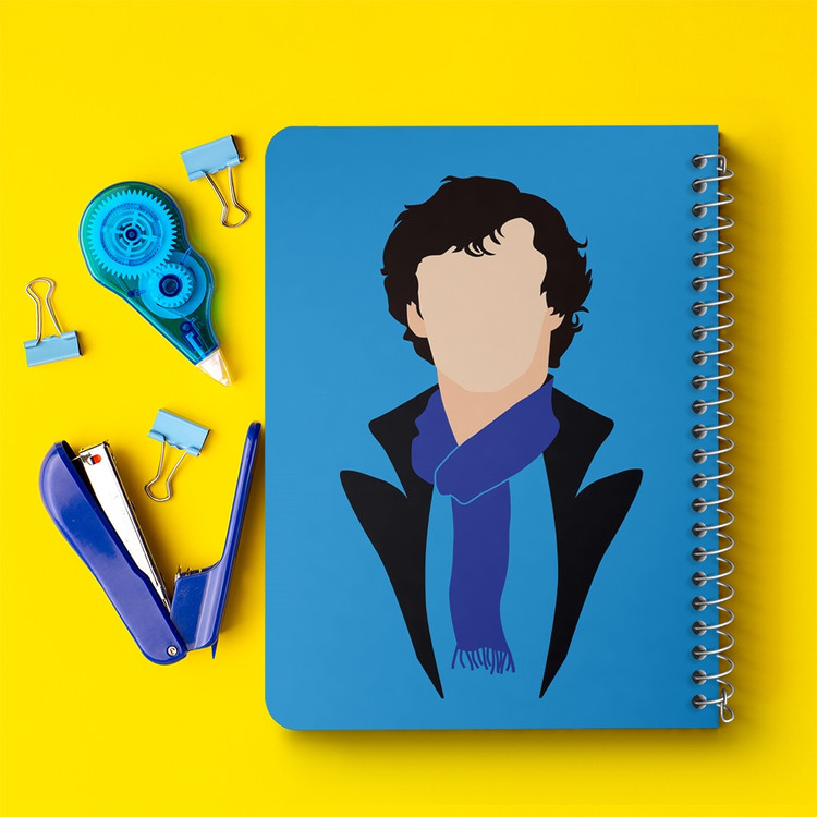 دفتر لیست خرید 50 برگ خندالو طرح شرلوک هولمز Sherlock Holmes کد 10157