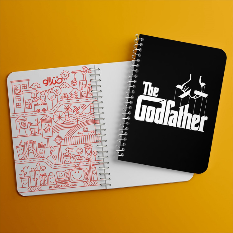 دفتر لیست خرید 50 برگ خندالو طرح پدرخوانده The Godfather کد 10150