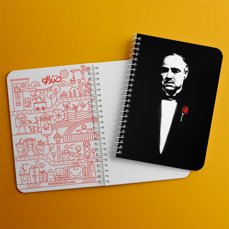 دفتر لیست خرید 50 برگ خندالو طرح پدرخوانده The Godfather کد 10145