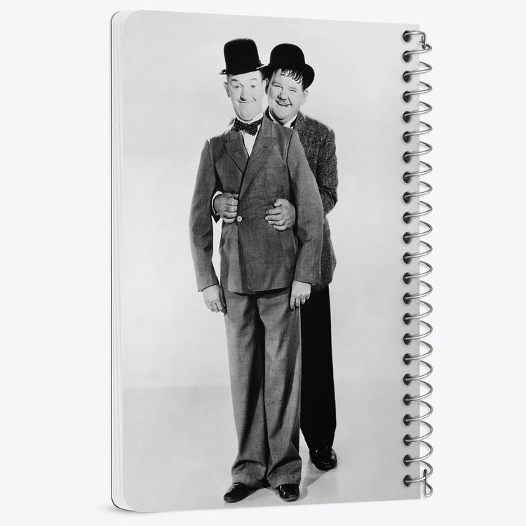 دفتر لیست خرید 50 برگ خندالو طرح لورل و هاردی Laurel and Hardy کد 10053