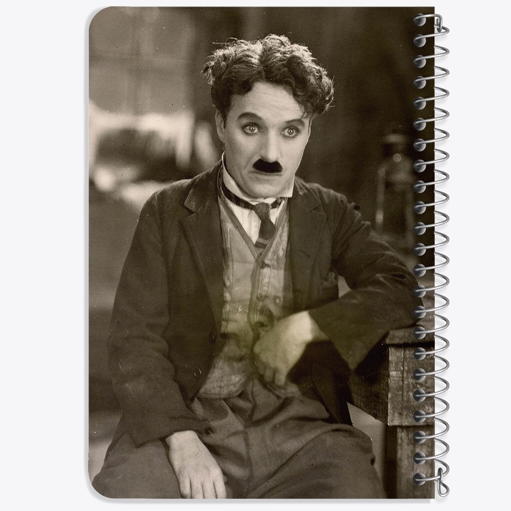 دفتر لیست خرید 50 برگ خندالو طرح چارلی چاپلین Charlie Chaplin کد 10051