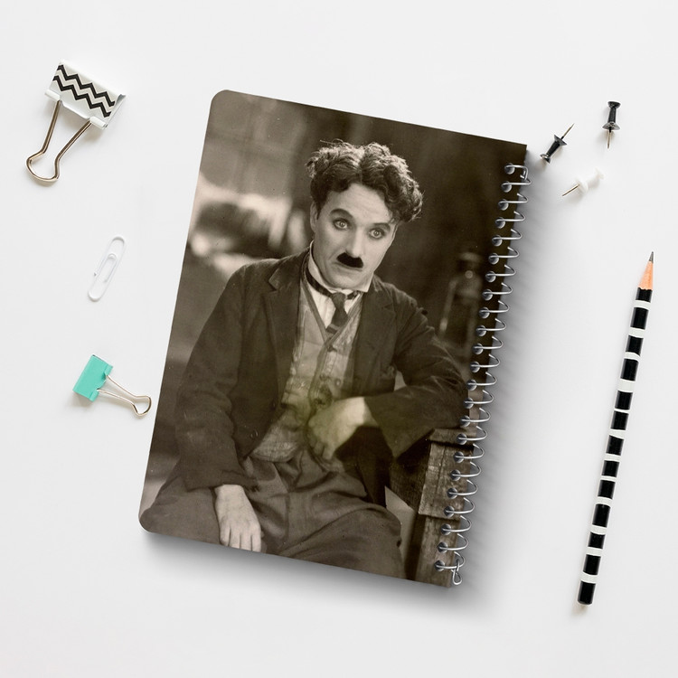 دفتر لیست خرید 50 برگ خندالو طرح چارلی چاپلین Charlie Chaplin کد 10051