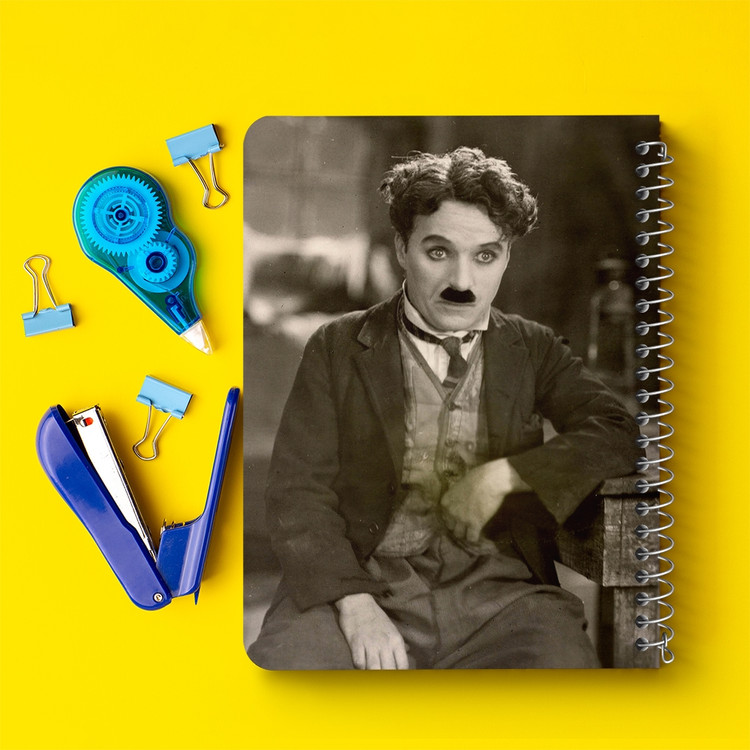 دفتر لیست خرید 50 برگ خندالو طرح چارلی چاپلین Charlie Chaplin کد 10051