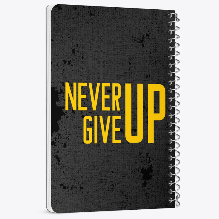 دفتر لیست خرید 50 برگ خندالو طرح Never Give Up کد 10040