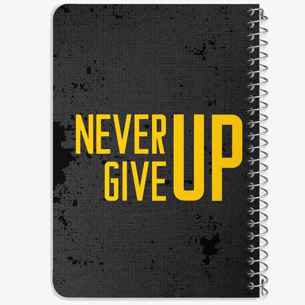 دفتر لیست خرید 50 برگ خندالو طرح Never Give Up کد 10040