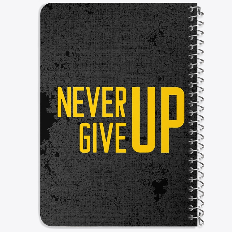 دفتر لیست خرید 50 برگ خندالو طرح Never Give Up کد 10040