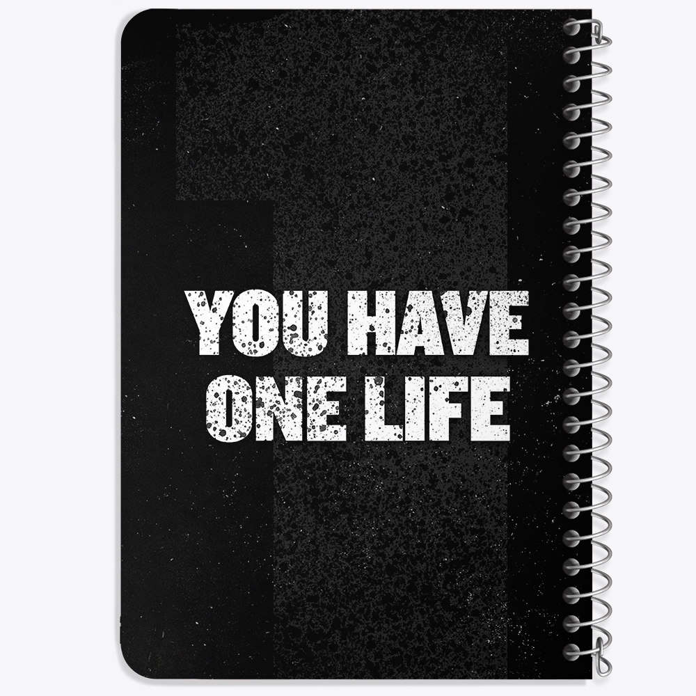 دفتر لیست خرید 50 برگ خندالو طرح You Have One Life کد 10039