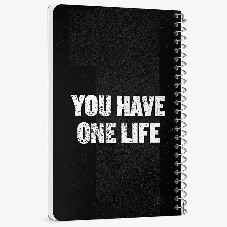 دفتر لیست خرید 50 برگ خندالو طرح You Have One Life کد 10039