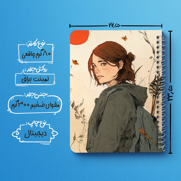 دفتر لیست خرید 50 برگ خندالو طرح The Last Of Us کد 4875