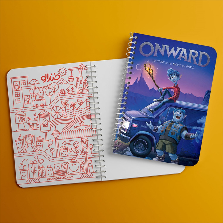 دفتر لیست خرید 50 برگ خندالو طرح به پیش Onward کد 4839