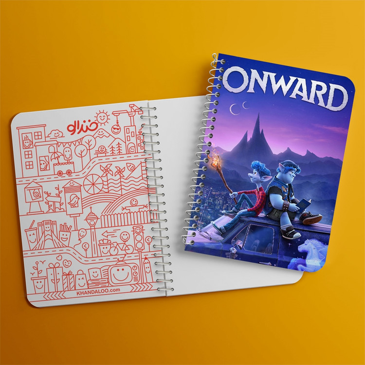 دفتر لیست خرید 50 برگ خندالو طرح به پیش Onward کد 4833