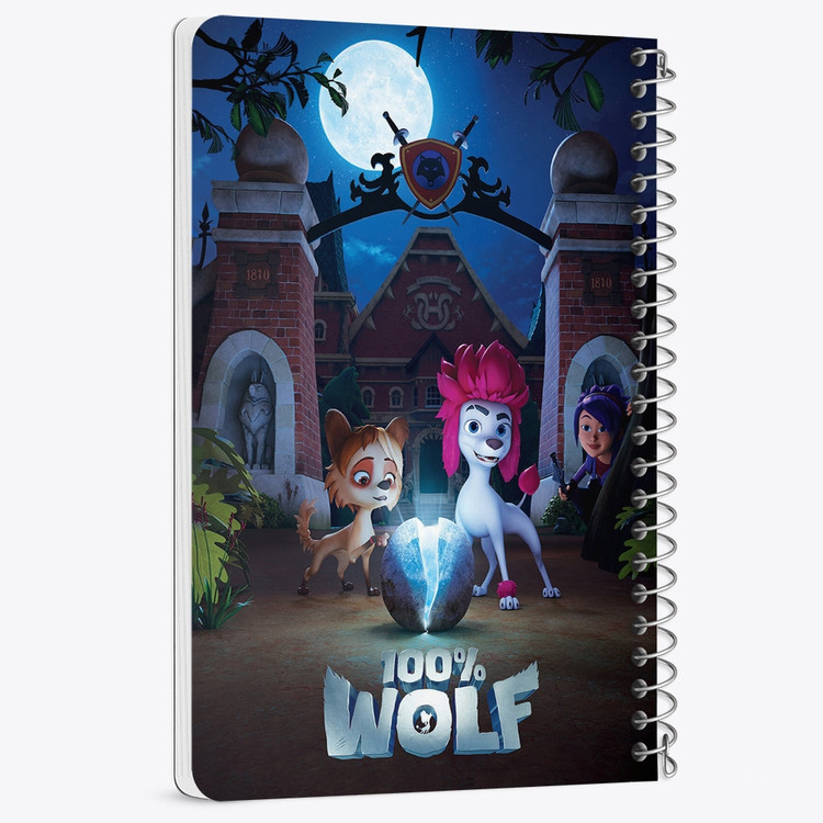 دفتر لیست خرید 50 برگ خندالو طرح صد درصد گرگ Wolf 100% کد 4815