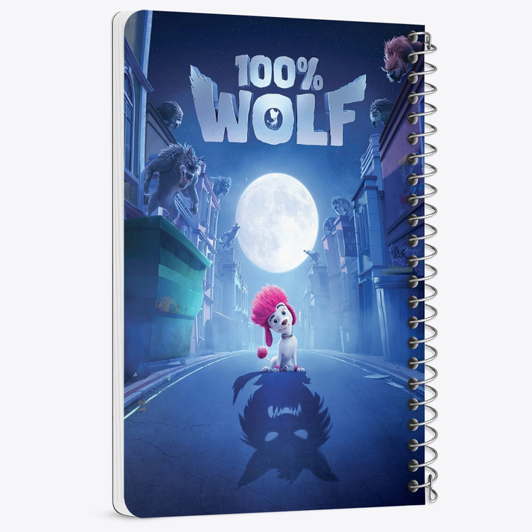 دفتر لیست خرید 50 برگ خندالو طرح صد درصد گرگ Wolf 100% کد 4805
