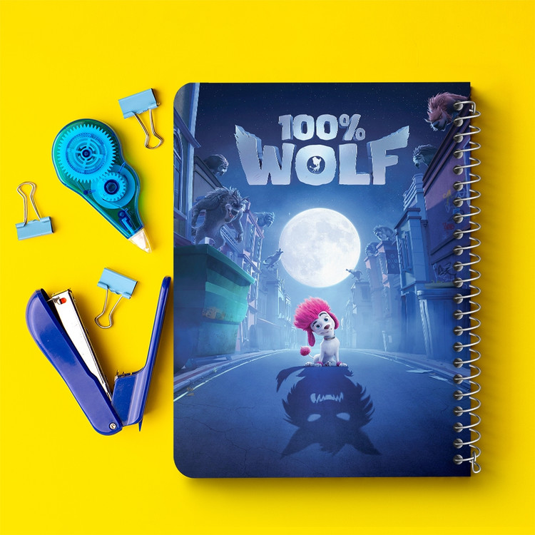 دفتر لیست خرید 50 برگ خندالو طرح صد درصد گرگ Wolf 100% کد 4805