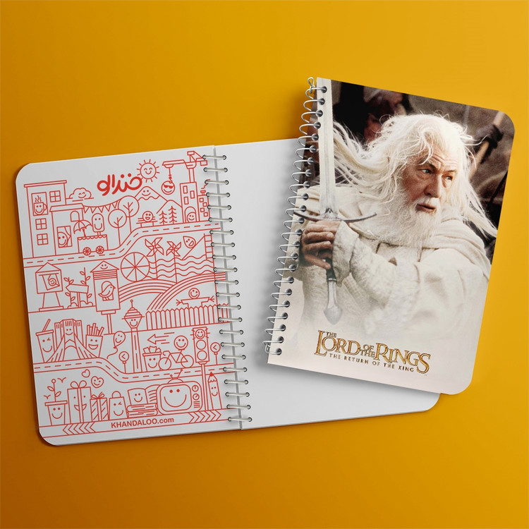 دفتر لیست خرید 50 برگ خندالو طرح گندالف ارباب حلقه ها Lord of the Rings کد 4764
