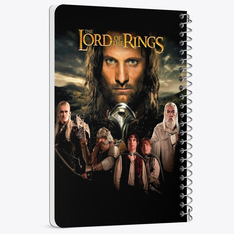 دفتر لیست خرید 50 برگ خندالو طرح ارباب حلقه ها Lord of the Rings کد 4763