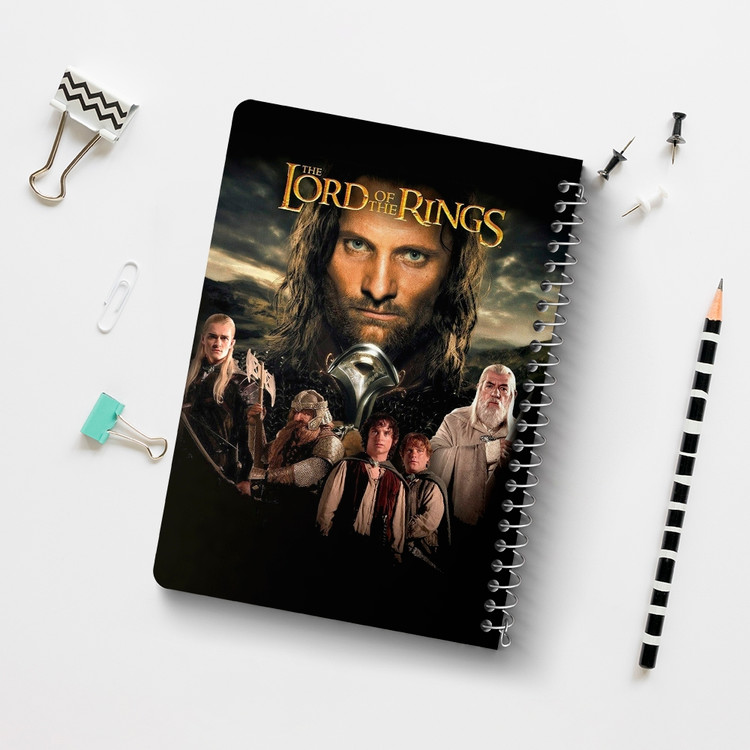 دفتر لیست خرید 50 برگ خندالو طرح ارباب حلقه ها Lord of the Rings کد 4763