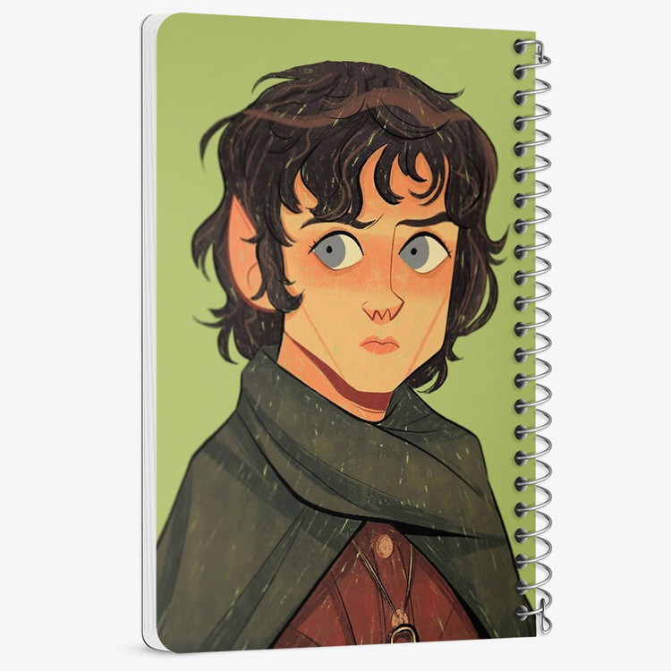 دفتر لیست خرید 50 برگ خندالو طرح فرودو بگینز ارباب حلقه ها Lord of the Rings کد 4758
