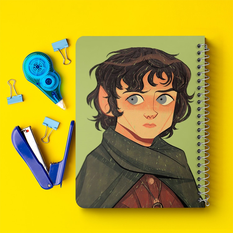 دفتر لیست خرید 50 برگ خندالو طرح فرودو بگینز ارباب حلقه ها Lord of the Rings کد 4758