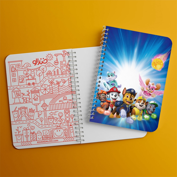 دفتر لیست خرید 50 برگ خندالو طرح سگ های نگهبان Paw Patrol کد 4730
