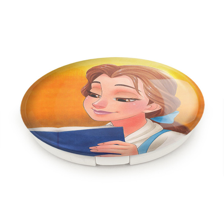 آینه جیبی خندالو طرح انیمیشن دیو و دلبر Beauty And The Beast مدل تاشو کد 1788