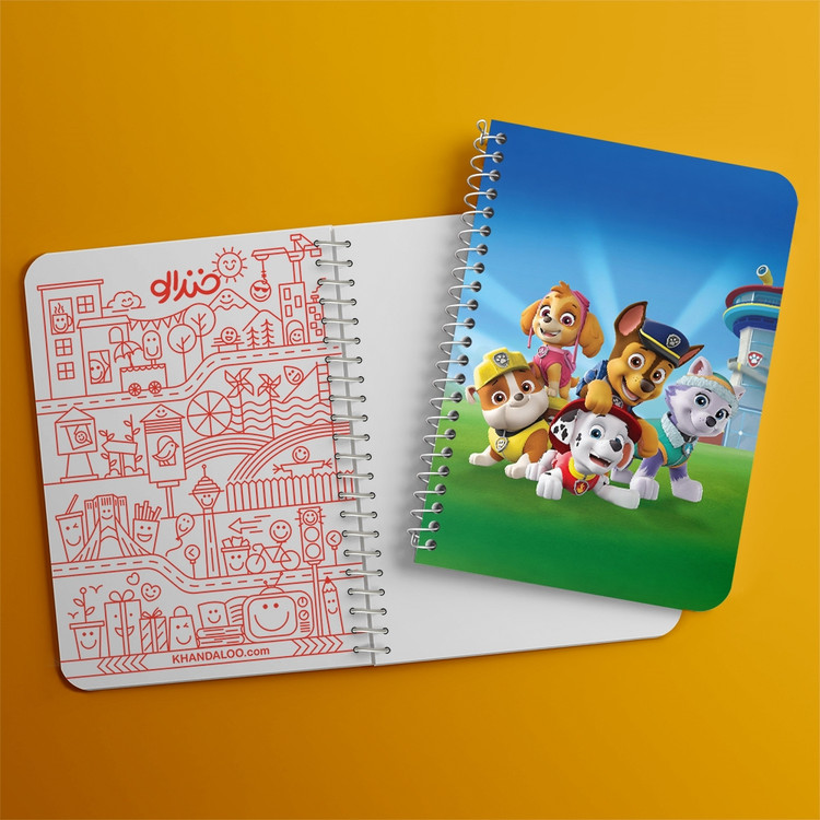 دفتر لیست خرید 50 برگ خندالو طرح سگ های نگهبان Paw Patrol کد 4724