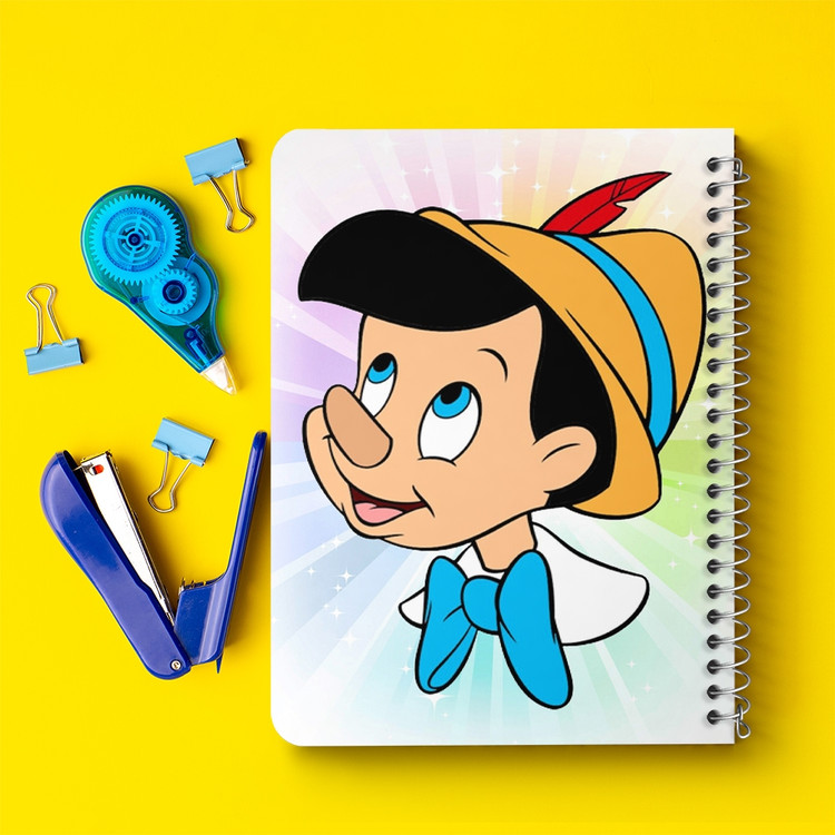 دفتر لیست خرید 50 برگ خندالو طرح پینوکیو Pinocchio کد 4575