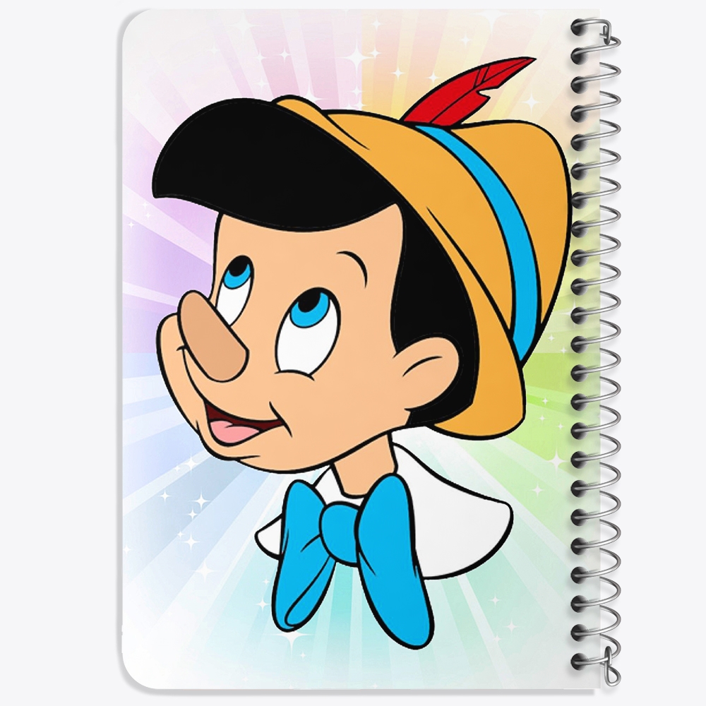 دفتر لیست خرید 50 برگ خندالو طرح پینوکیو Pinocchio کد 4575