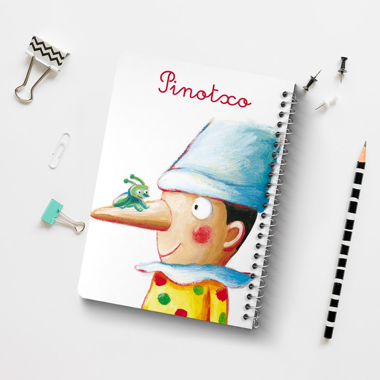 دفتر لیست خرید 50 برگ خندالو طرح پینوکیو Pinocchio کد 4564