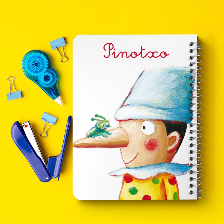 دفتر لیست خرید 50 برگ خندالو طرح پینوکیو Pinocchio کد 4564