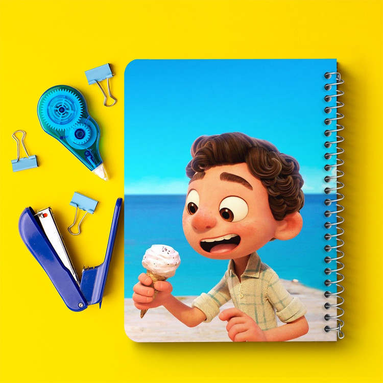 دفتر لیست خرید 50 برگ خندالو طرح انیمیشن لوکا Luca کد 4528
