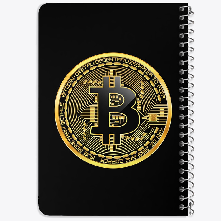 دفتر لیست خرید 50 برگ خندالو طرح ارز دیجیتال بیت کوین کد 4083