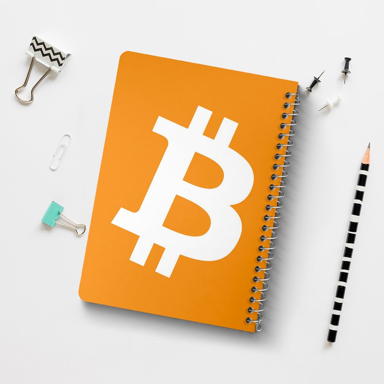 دفتر لیست خرید 50 برگ خندالو طرح ارز دیجیتال بیت کوین کد 4073