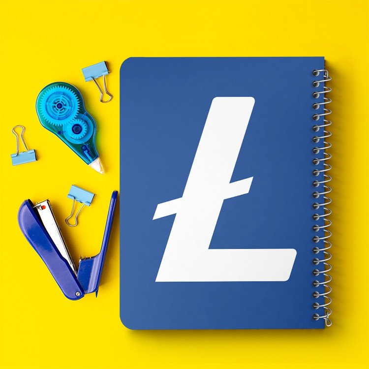 دفتر لیست خرید 50 برگ خندالو طرح ارز دیجیتال لایت کوین کد 4066