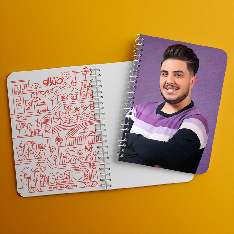 دفتر لیست خرید 50 برگ خندالو طرح آرون افشار کد 4013