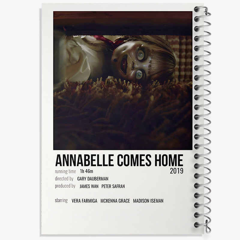دفتر مشق 50 برگ خندالو طرح آنابل (Annabelle) کد F13028