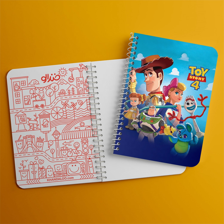 دفتر لیست خرید 50 برگ خندالو طرح داستان اسباب بازی Toy Story کد 3927