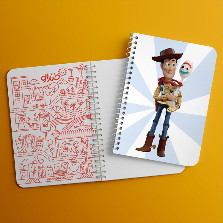 دفتر لیست خرید 50 برگ خندالو طرح داستان اسباب بازی Toy Story کد 3926