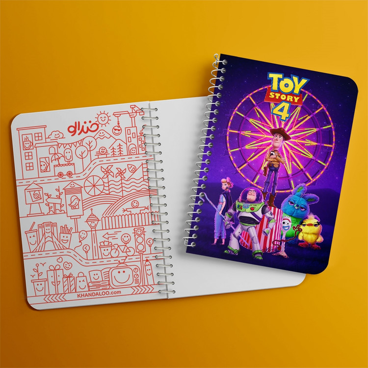 دفتر لیست خرید 50 برگ خندالو طرح داستان اسباب بازی Toy Story کد 3924