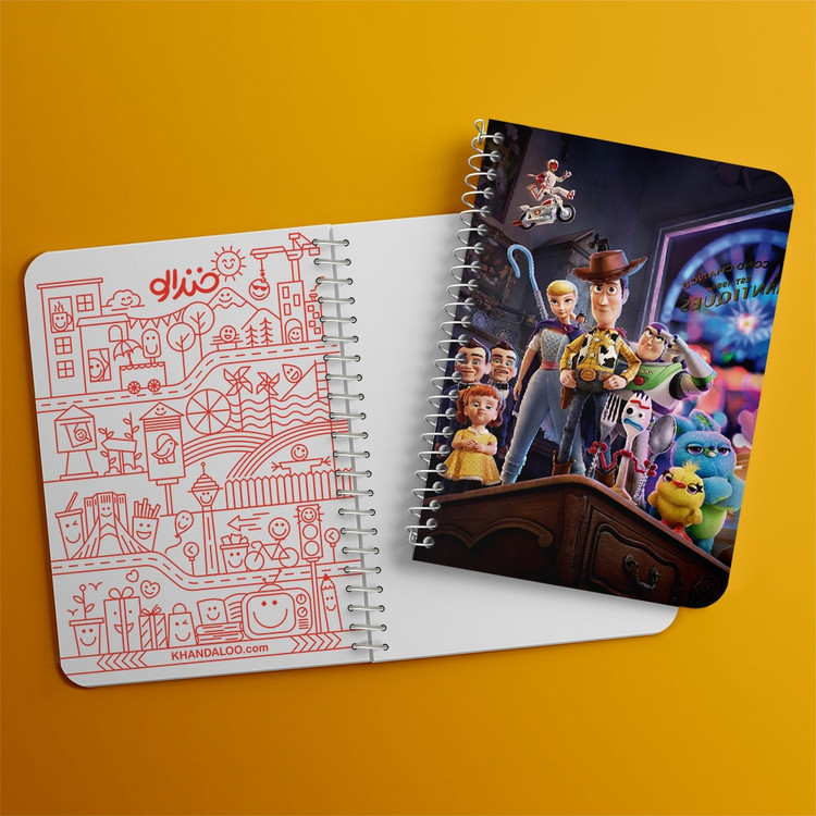 دفتر لیست خرید 50 برگ خندالو طرح داستان اسباب بازی Toy Story کد 3923