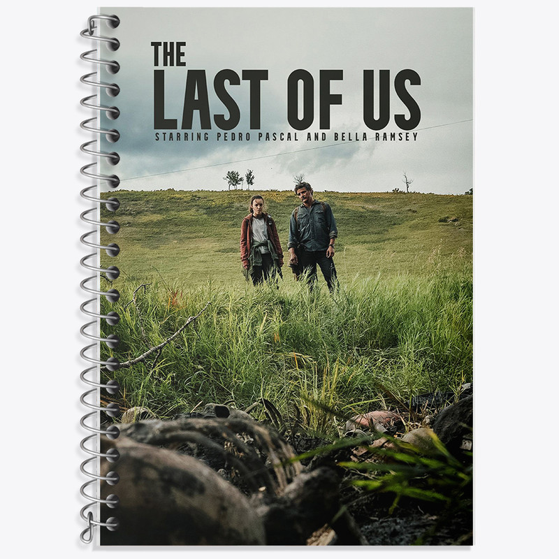 دفتر زبان دوخط 50 برگ خندالو طرح لست آف آس (The Last Of Us) کد F13599