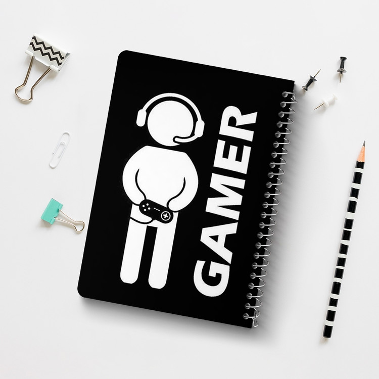 دفتر لیست خرید 50 برگ خندالو طرح گیمر Gamer کد 3892