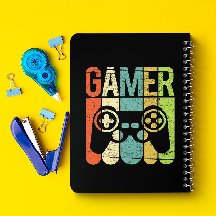 دفتر لیست خرید 50 برگ خندالو طرح گیمر Gamer کد 3886