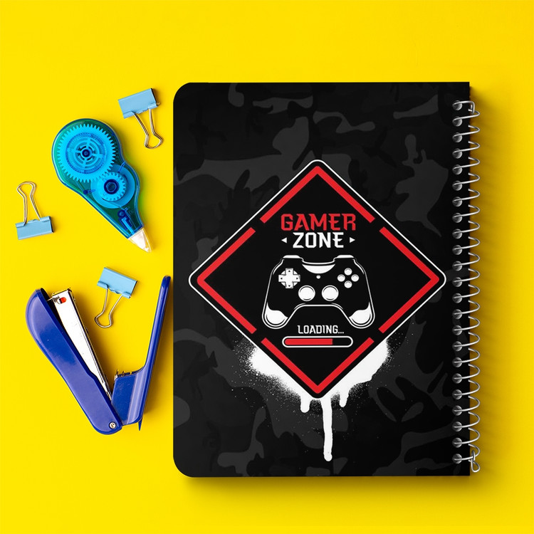 دفتر لیست خرید 50 برگ خندالو طرح گیمر Gamer کد 3883