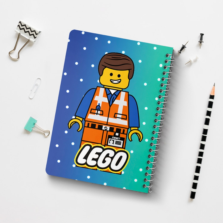 دفتر لیست خرید 50 برگ خندالو طرح انیمیشن لگو LEGO کد 3770