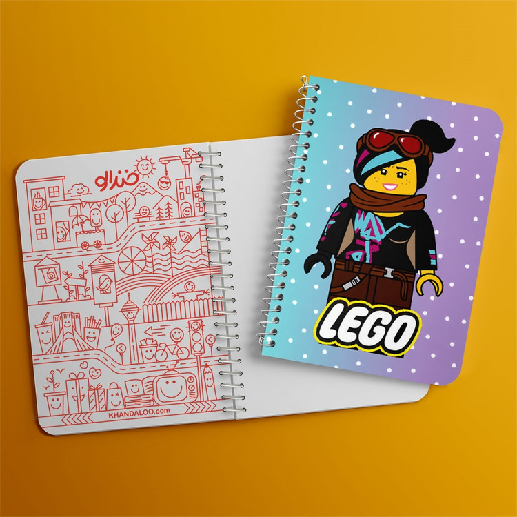 دفتر لیست خرید 50 برگ خندالو طرح انیمیشن لگو LEGO کد 3769