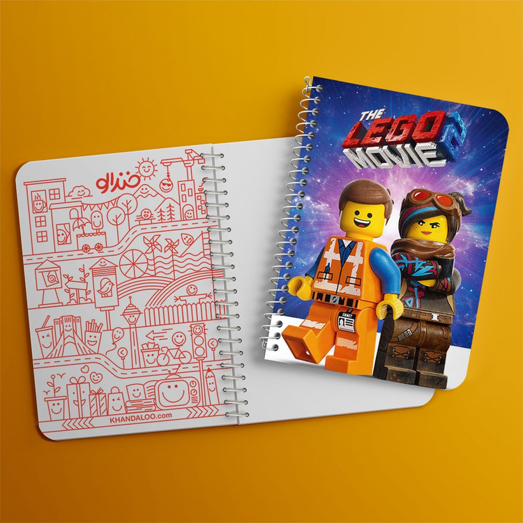 دفتر لیست خرید 50 برگ خندالو طرح انیمیشن لگو LEGO کد 3767