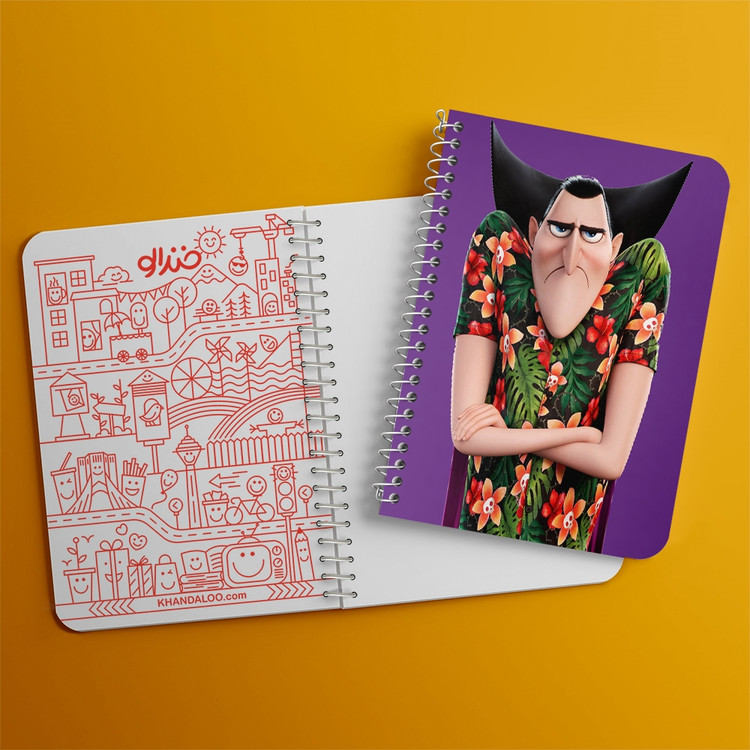 دفتر لیست خرید 50 برگ خندالو طرح هتل ترانسیلوانیا Hotel Transylvania کد 3758